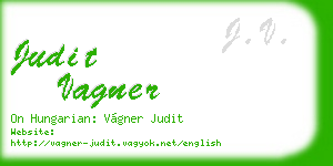 judit vagner business card